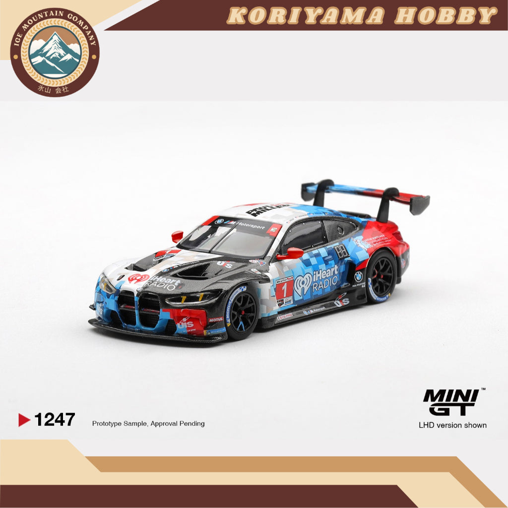 Mini GT 1247 BMW M4 GT3 EVO #1 Paul Miller Racing 2025 IMSA Daytona 24 Hrs Box / Blister Packaging MiniGT