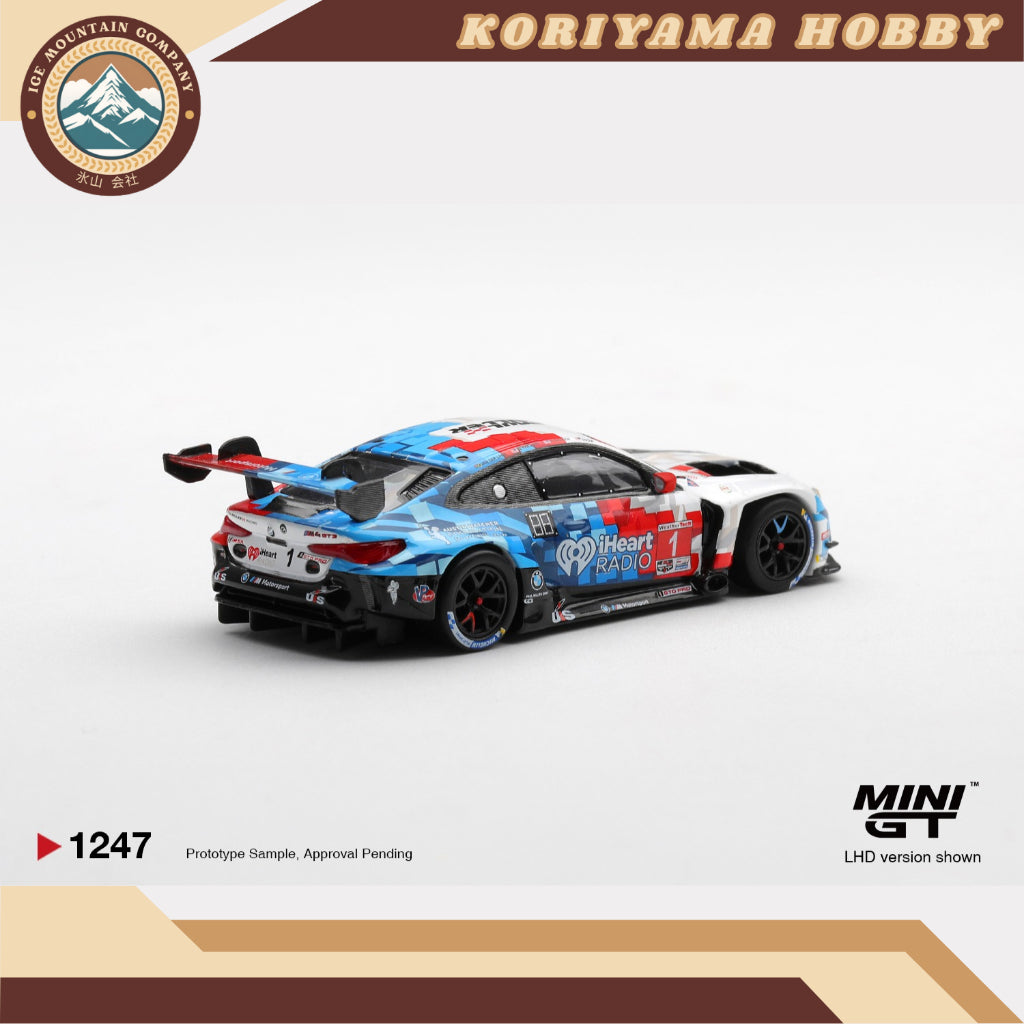 Mini GT 1247 BMW M4 GT3 EVO #1 Paul Miller Racing 2025 IMSA Daytona 24 Hrs Box / Blister Packaging MiniGT