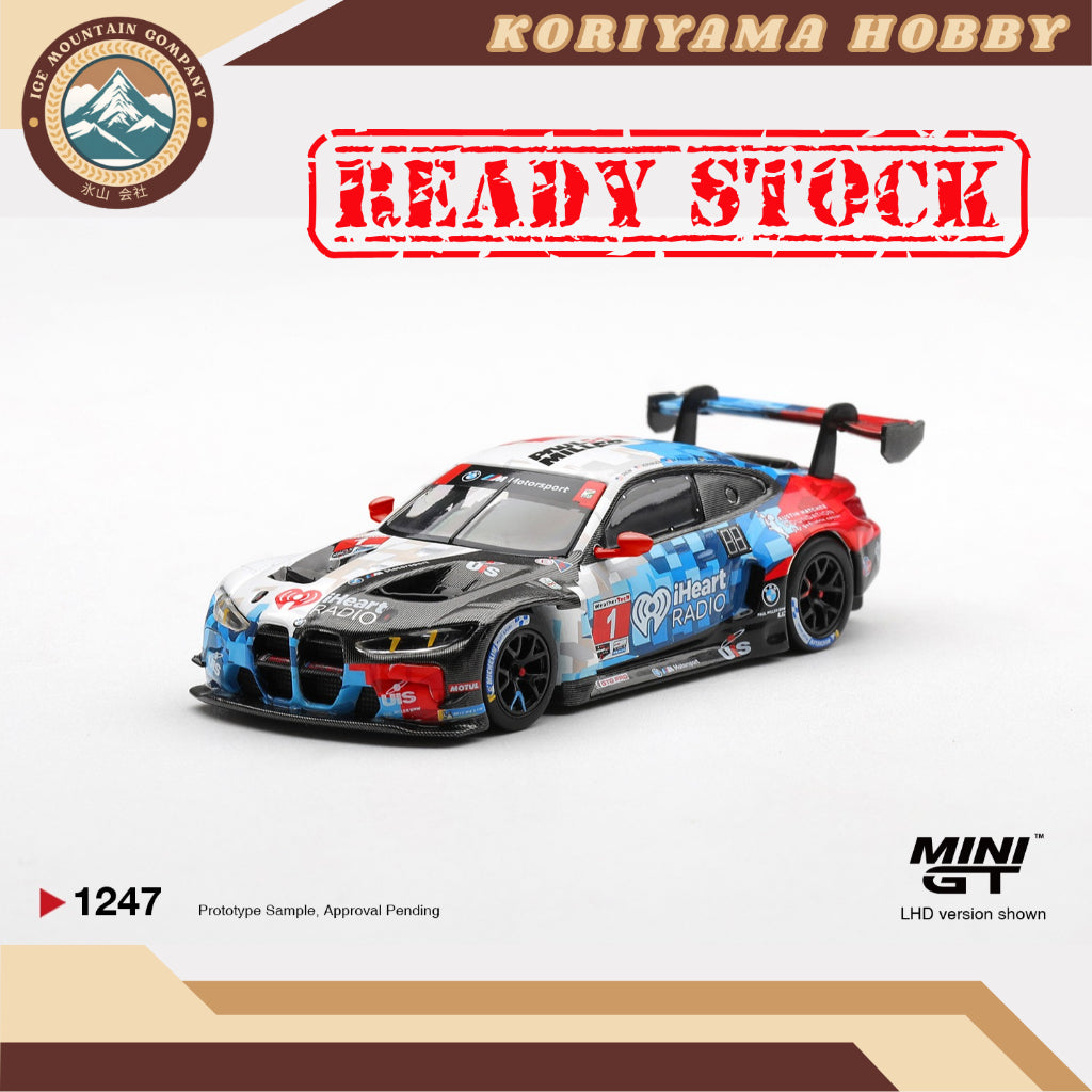 Mini GT 1247 BMW M4 GT3 EVO #1 Paul Miller Racing 2025 IMSA Daytona 24 Hrs Box / Blister Packaging MiniGT