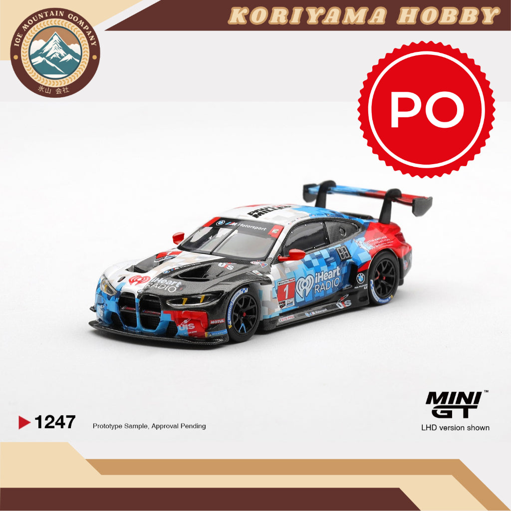 Mini GT 1247 BMW M4 GT3 EVO #1 Paul Miller Racing 2025 IMSA Daytona 24 Hrs Box / Blister Packaging MiniGT