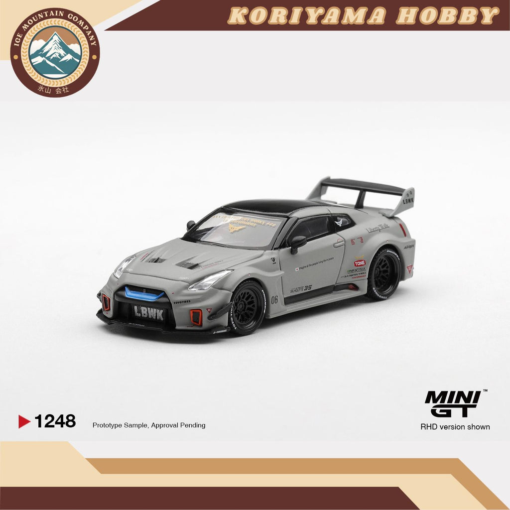 Mini GT 1248 NISSAN LB-Silhouette WORKS GT 35GT-RR Ver.1 Matt Grey MiniGT