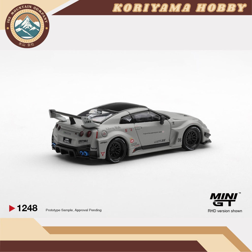 Mini GT 1248 NISSAN LB-Silhouette WORKS GT 35GT-RR Ver.1 Matt Grey MiniGT