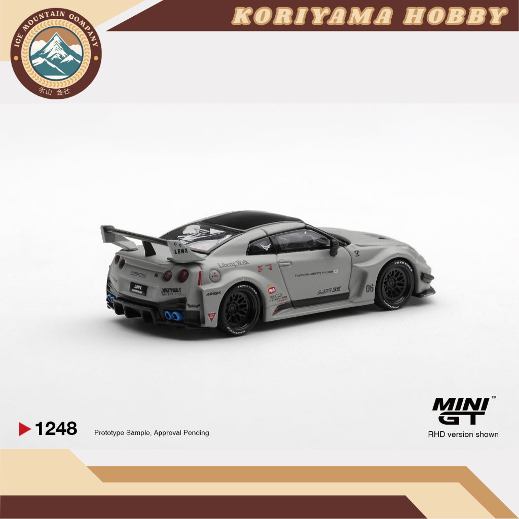 Mini GT 1248 NISSAN LB-Silhouette WORKS GT 35GT-RR Ver.1 Matt Grey MiniGT