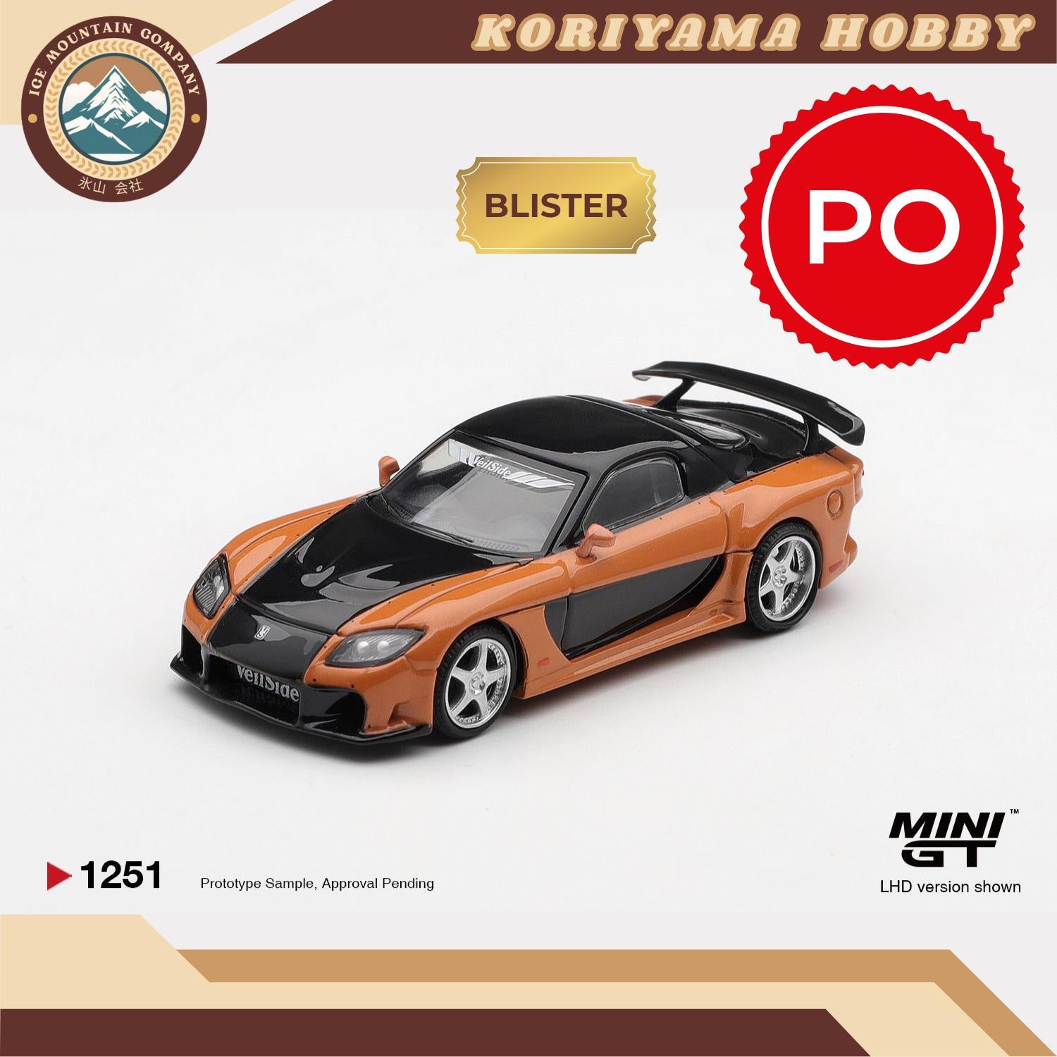 Mini GT 1251 Mazda RX-7 VeilSide Fortune "The Fast and the Furious: Tokyo Drift" Han Seoul-Oh / Blister Packaging MiniGT