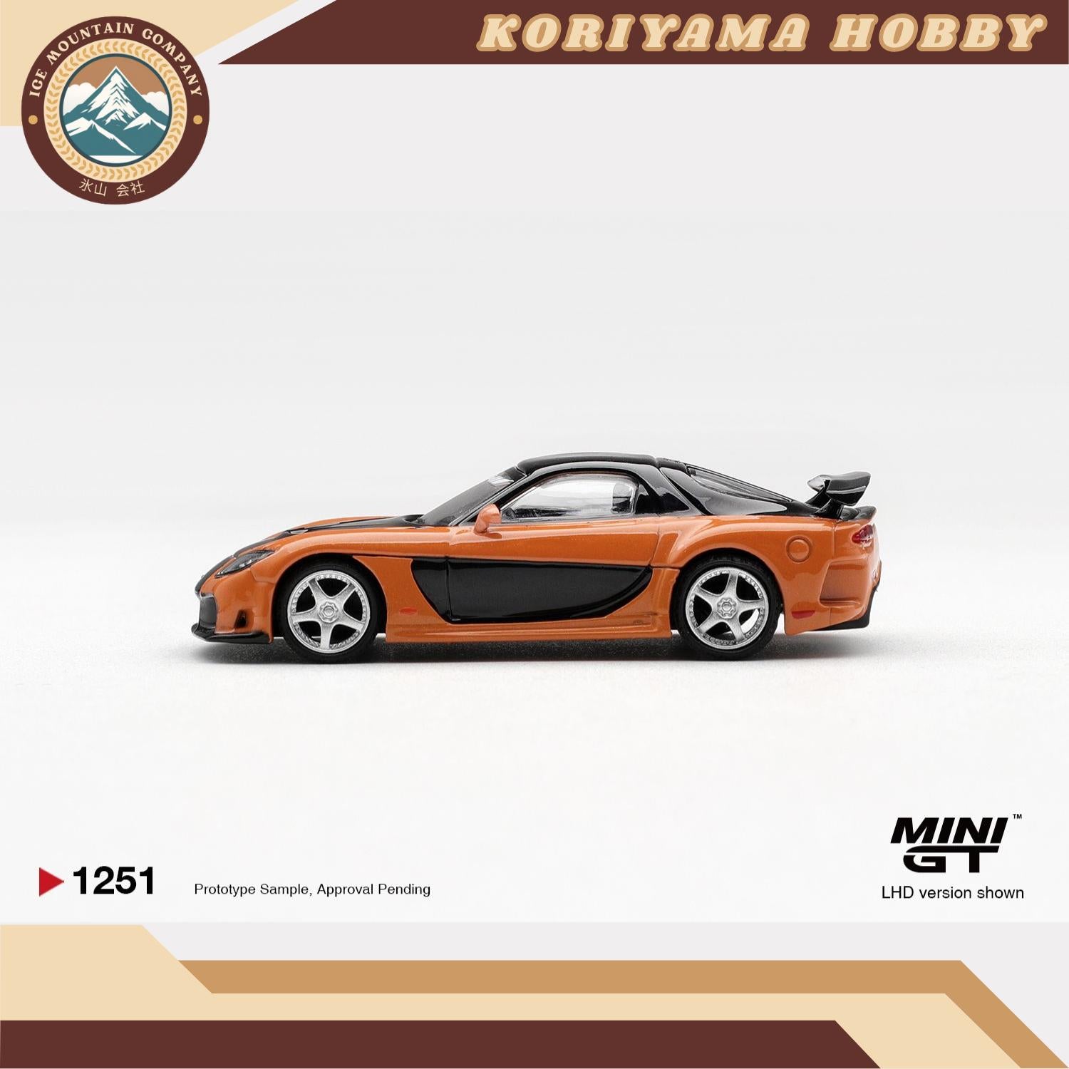 Mini GT 1251 Mazda RX-7 VeilSide Fortune "The Fast and the Furious: Tokyo Drift" Han Seoul-Oh / Blister Packaging MiniGT