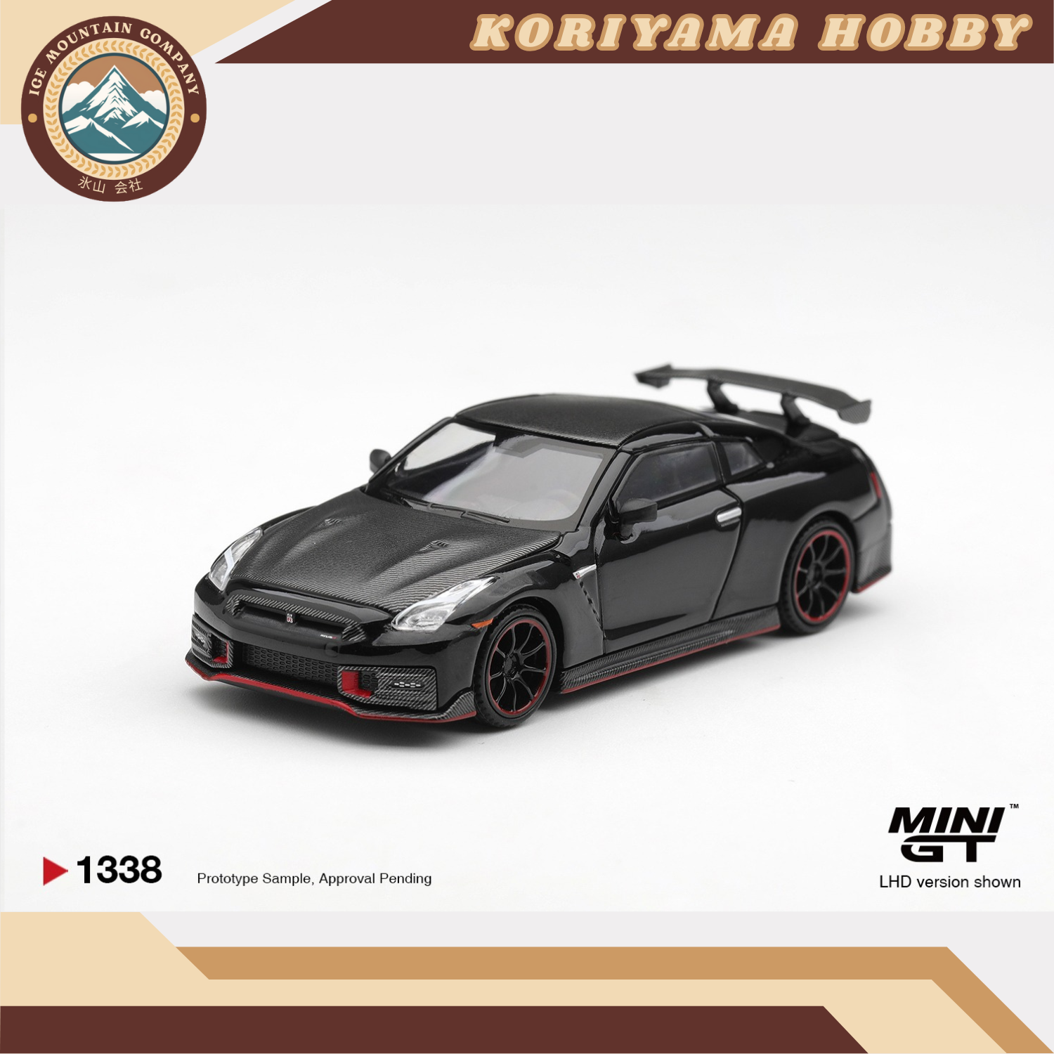 Mini GT 1338 Nissan GT-R Nismo 2024 Black MiniGT