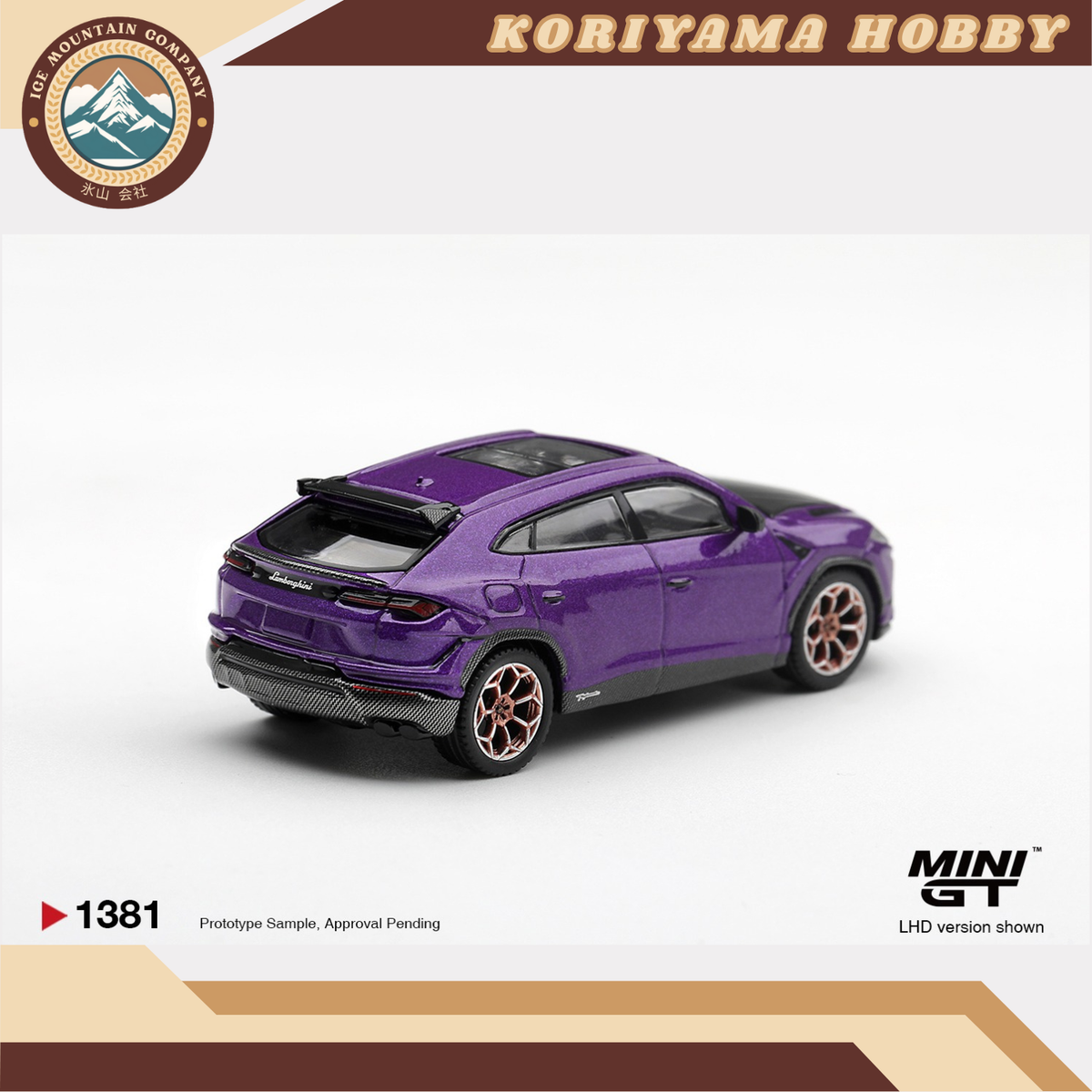 Mini GT 1381 Lamborghini Urus Performante Viola Pasifae MiniGT