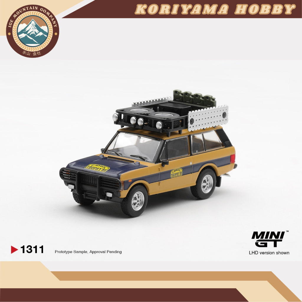 Mini GT 1311 Range Rover 1981 Camel Trophy Sumatra N.Sudmann & F.Hofmann MiniGT
