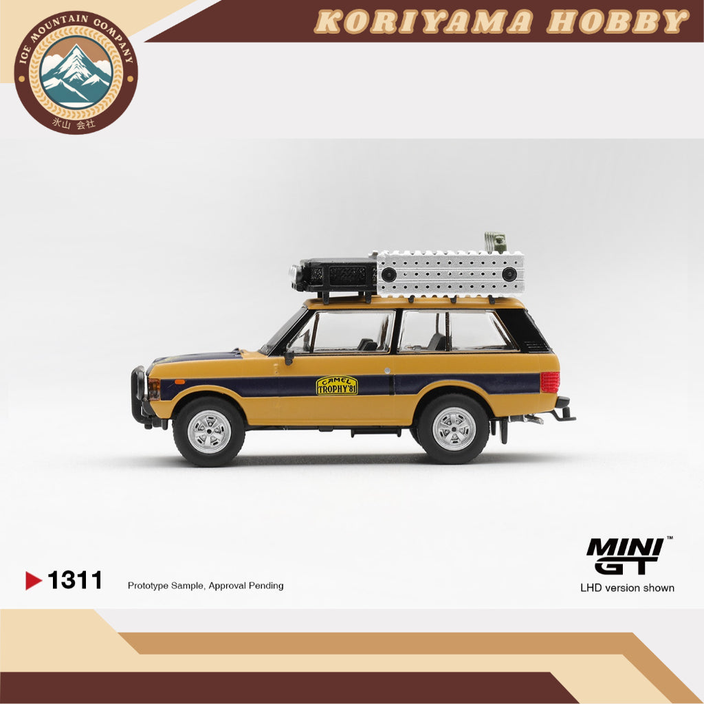 Mini GT 1311 Range Rover 1981 Camel Trophy Sumatra N.Sudmann & F.Hofmann MiniGT