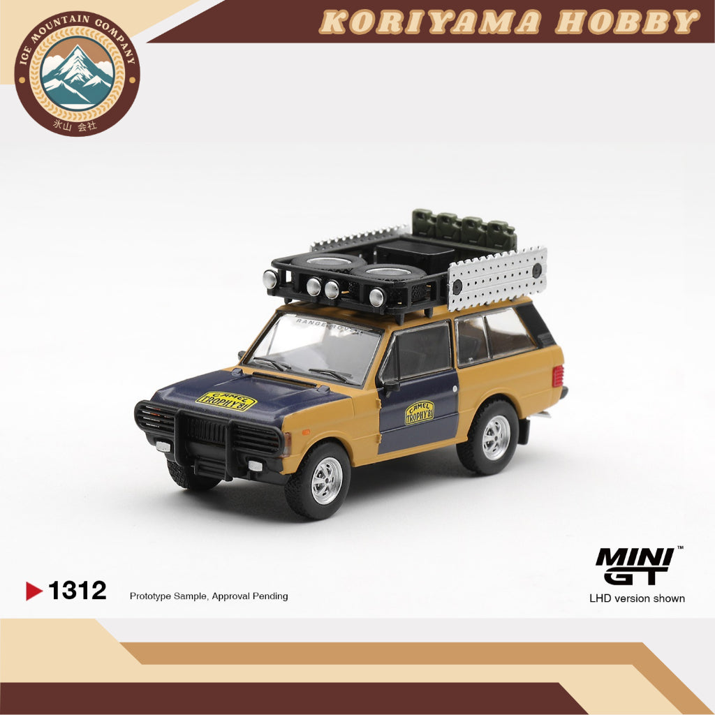 Mini GT 1312 Range Rover 1981 Camel Trophy Sumatra H.Fischer & W.Bays MiniGT