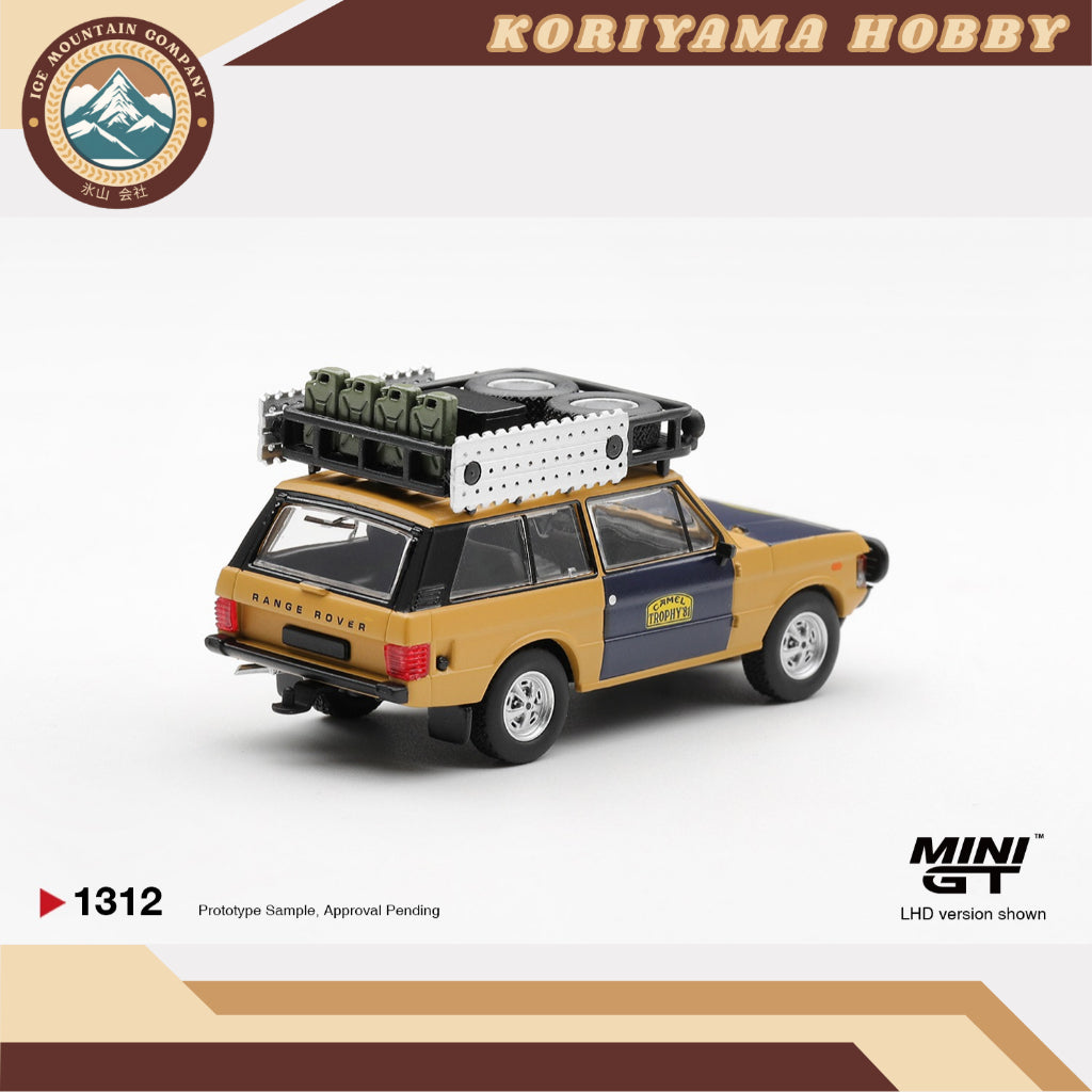 Mini GT 1312 Range Rover 1981 Camel Trophy Sumatra H.Fischer & W.Bays MiniGT