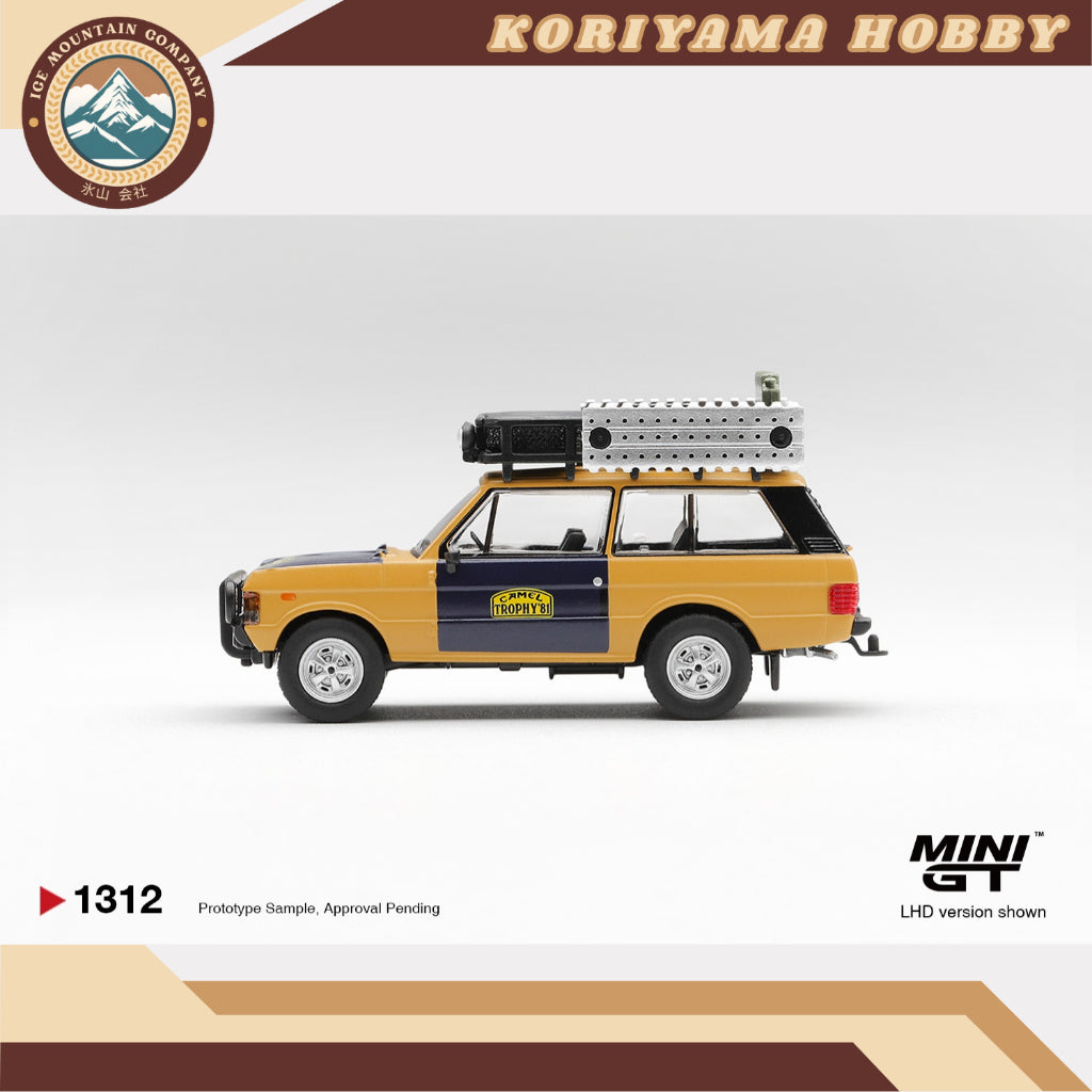 Mini GT 1312 Range Rover 1981 Camel Trophy Sumatra H.Fischer & W.Bays MiniGT