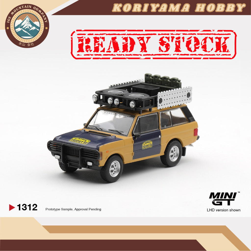 Mini GT 1312 Range Rover 1981 Camel Trophy Sumatra H.Fischer & W.Bays MiniGT