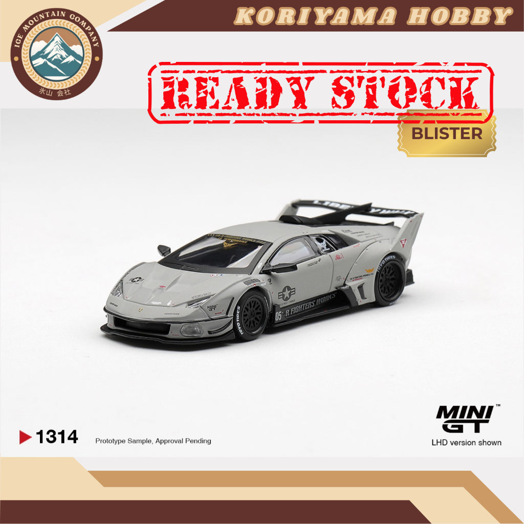 Mini GT 1314 Lamborghini LB-Silhouette WORKS MURCIELAGO GT Evo Fighter Box / Blister Packaging MiniGT