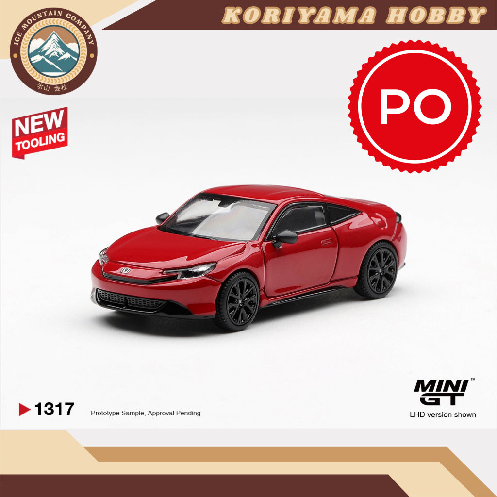 Mini GT 1317 Honda Prelude Rallye Red MiniGT