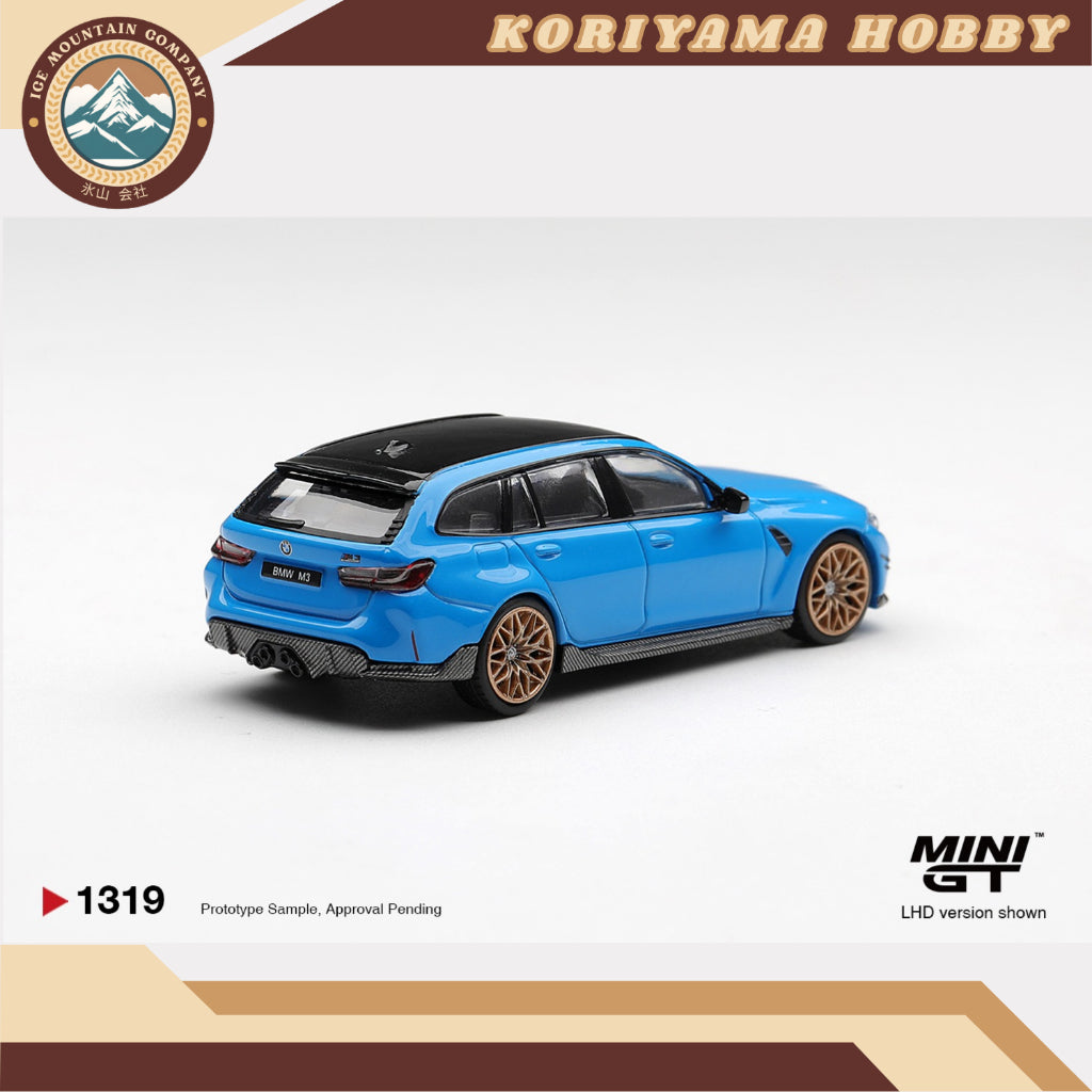 Mini GT 1319 BMW M3 M Performance Touring Riviera Blue MiniGT