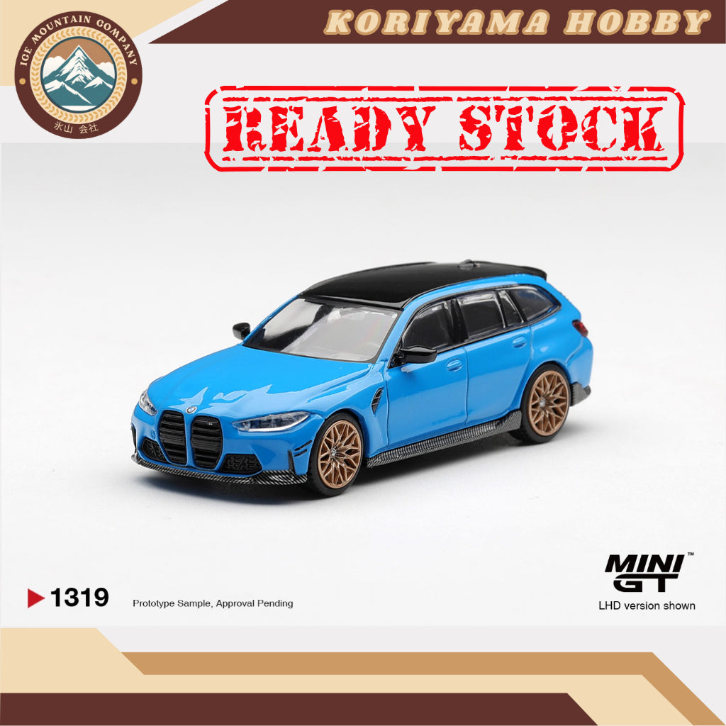 Mini GT 1319 BMW M3 M Performance Touring Riviera Blue MiniGT