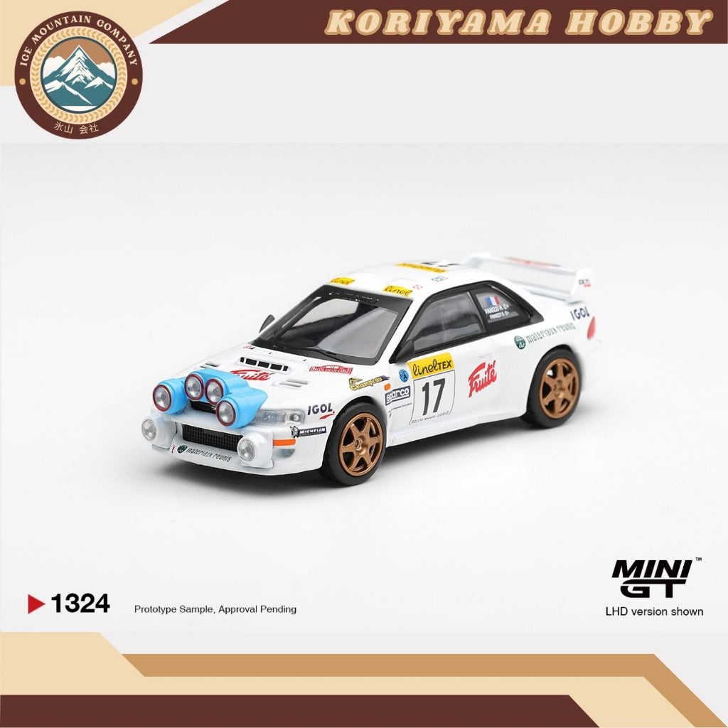 Mini GT 1324 Subaru Impreza WRC98 #17 1999 Rally Monte-Carlo MiniGT