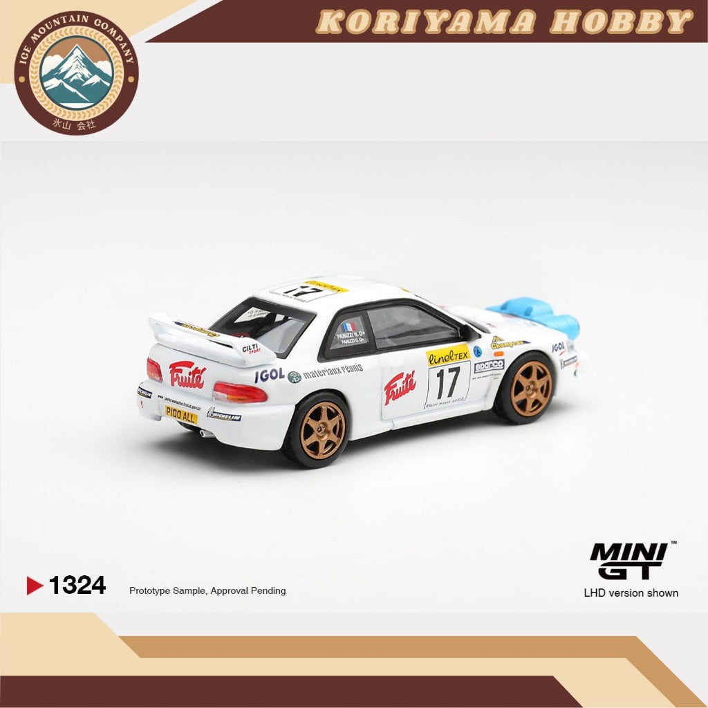 Mini GT 1324 Subaru Impreza WRC98 #17 1999 Rally Monte-Carlo MiniGT