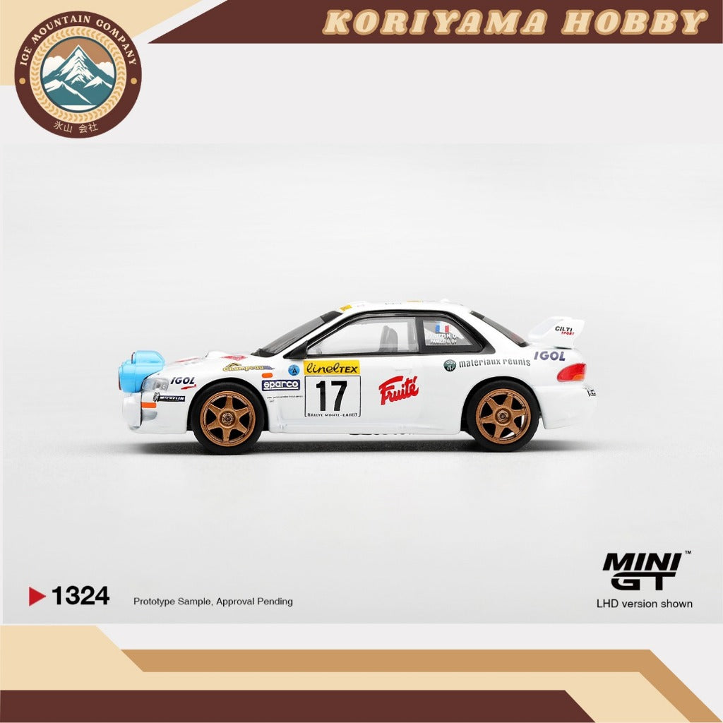 Mini GT 1324 Subaru Impreza WRC98 #17 1999 Rally Monte-Carlo MiniGT