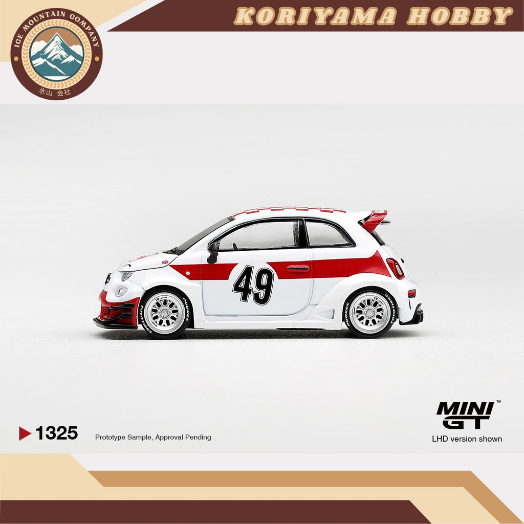 Mini GT 1325 Abarth 595 LB-WORKS x Abas Works 1000 TC Tribute MiniGT