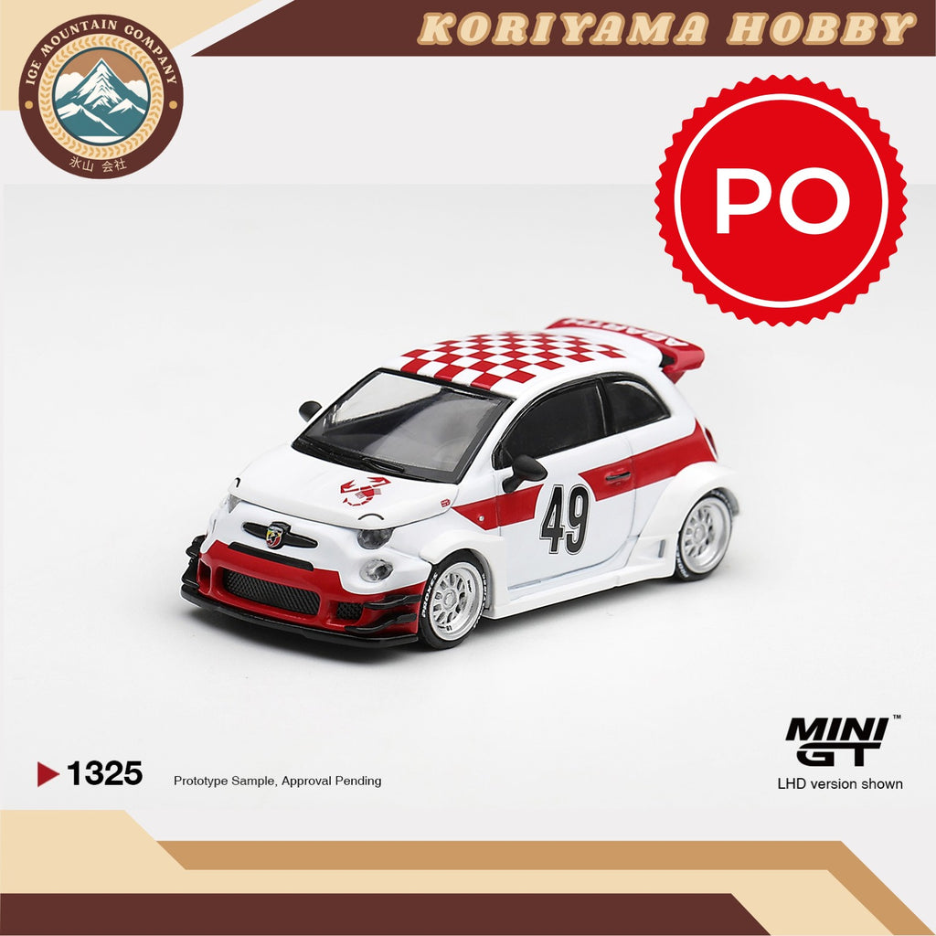 Mini GT 1325 Abarth 595 LB-WORKS x Abas Works 1000 TC Tribute MiniGT