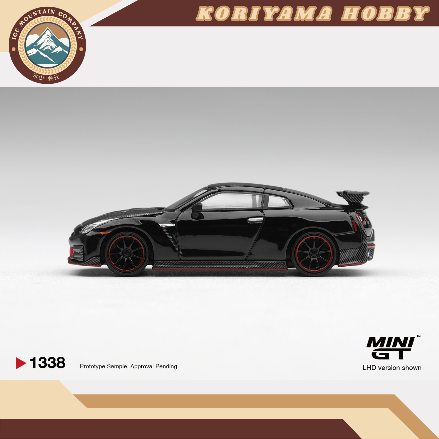 Mini GT 1338 Nissan GT-R Nismo 2024 Black MiniGT