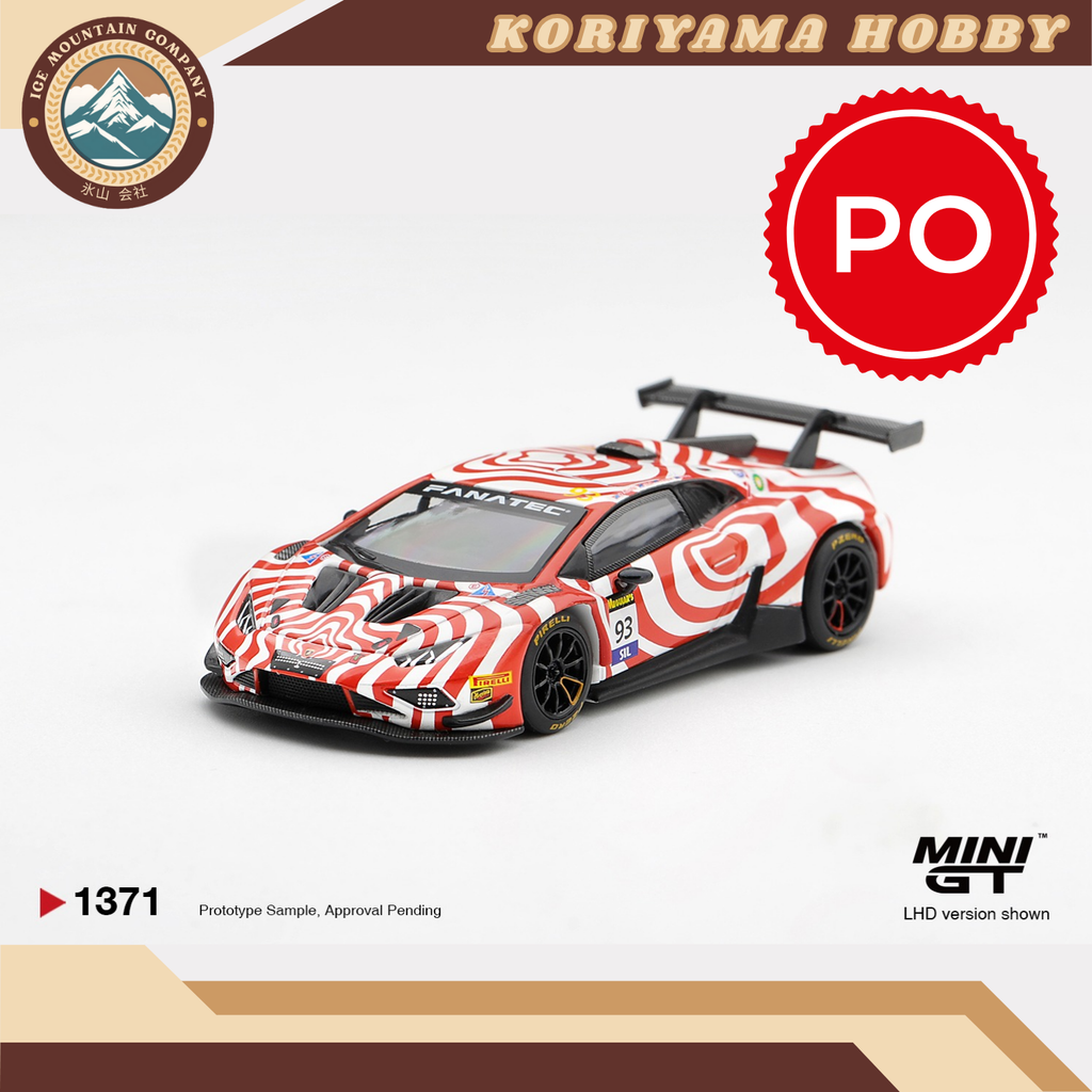 Mini GT 1371 Lamborghini Huracan GT3 EVO2 #93 Wall Racing 2025 Bathurst 12 hrs MiniGT