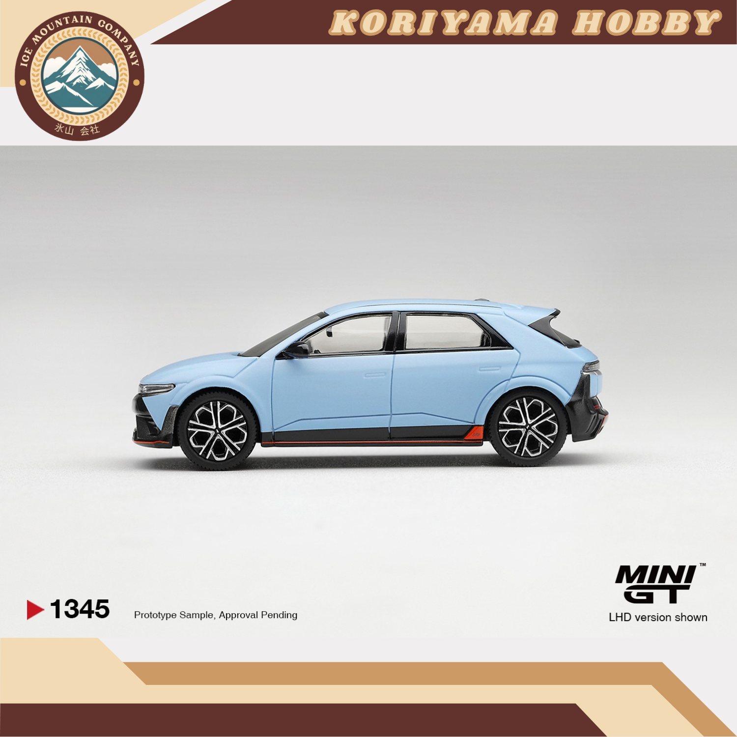 Mini GT 1345 Hyundai Ioniq 5 N Performance Blue Matt MiniGT