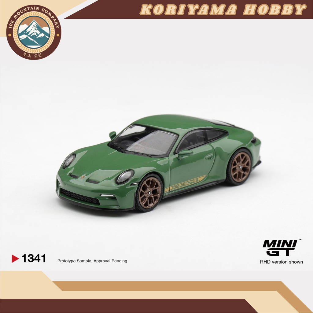 Mini GT 1341 Porsche 911 (992) GT3 Touring Auratium Green MiniGT