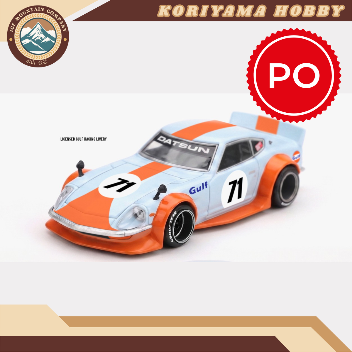 Mini GT Kaido House 317 Nissan Fairlady Z Kaido GT GULF V1 MiniGT