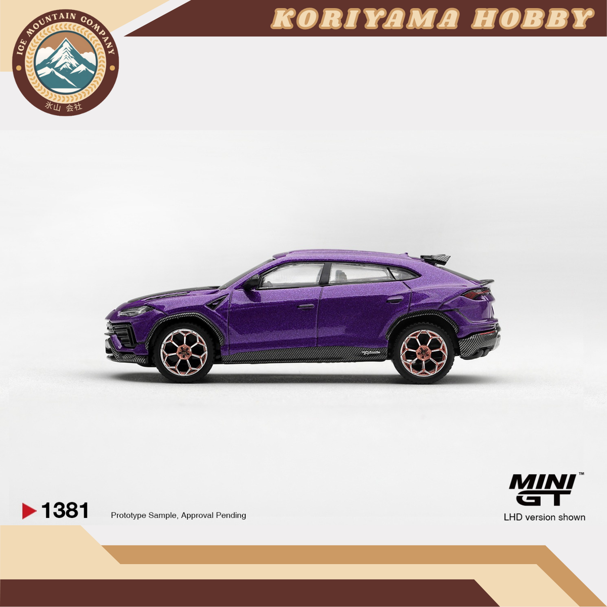 Mini GT 1381 Lamborghini Urus Performante Viola Pasifae MiniGT