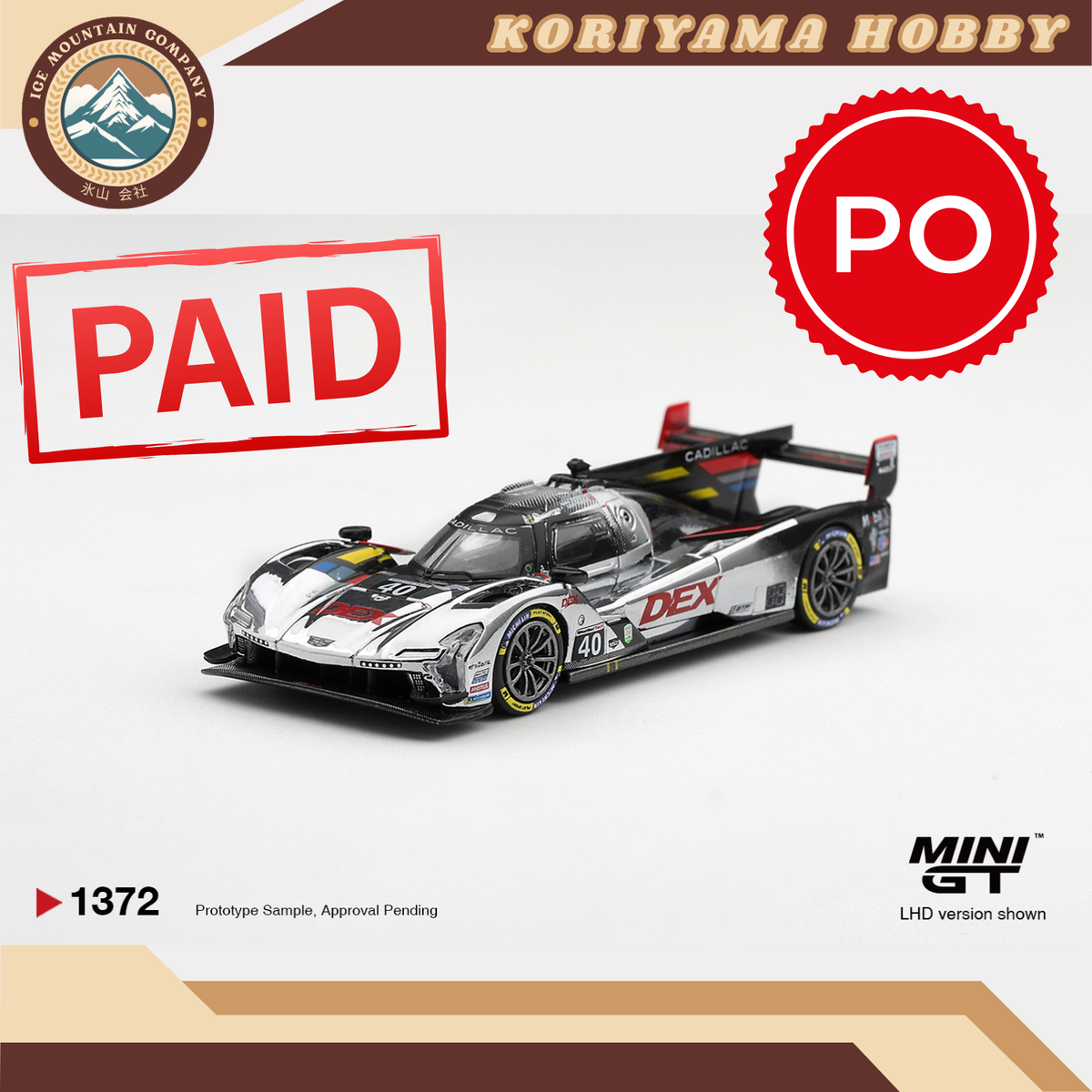 Mini GT 1372 Cadillac V-Series.R #40 Cadillac Wayne Taylor Racing 2025 IMSA Daytona 24 Hrs MiniGT