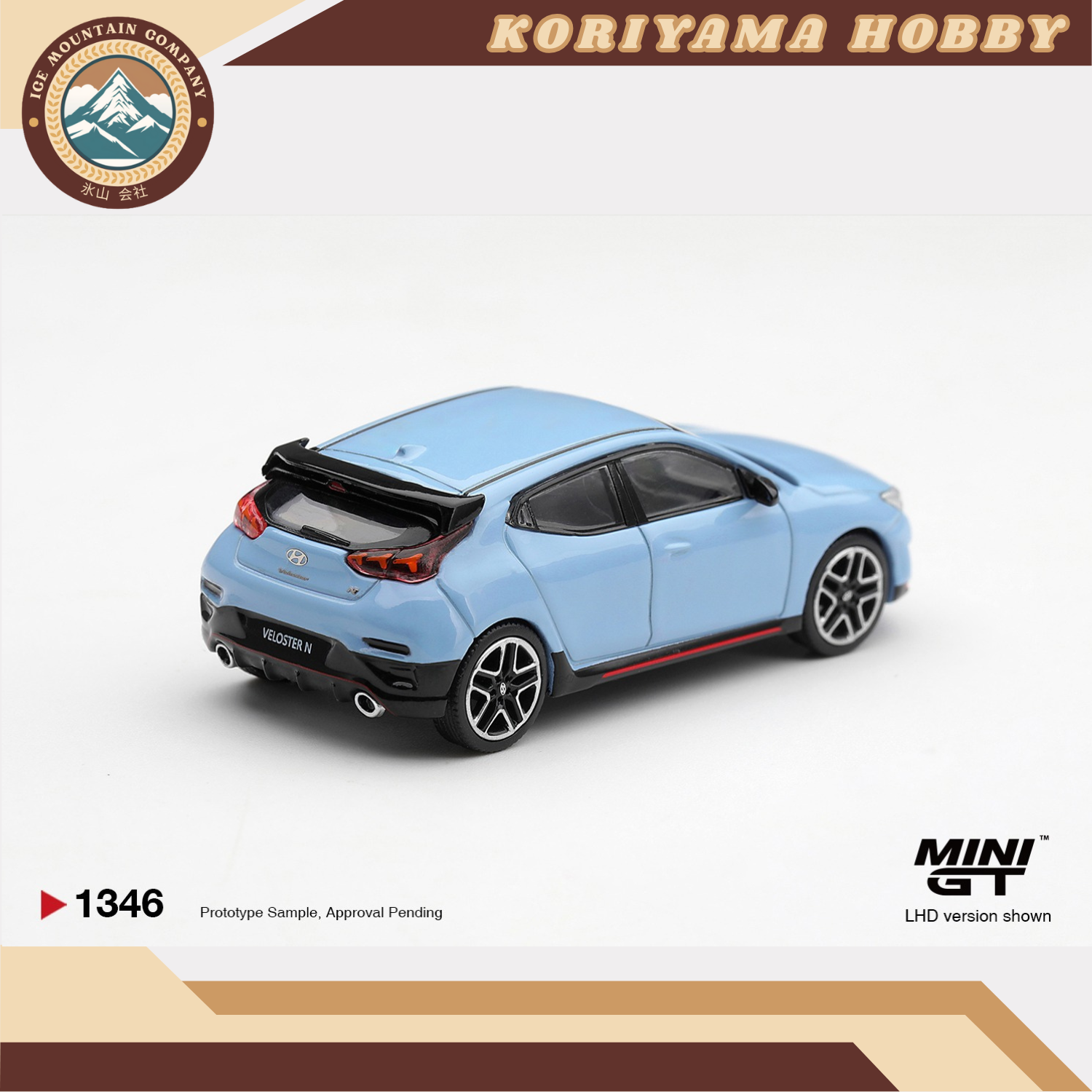 Mini GT 1346 Hyundai Veloster N Performance Blue MiniGT