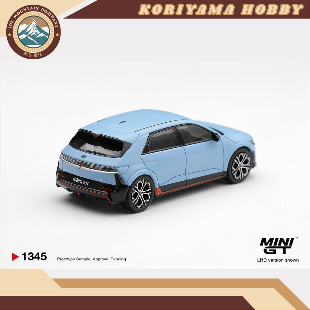Mini GT 1345 Hyundai Ioniq 5 N Performance Blue Matt MiniGT
