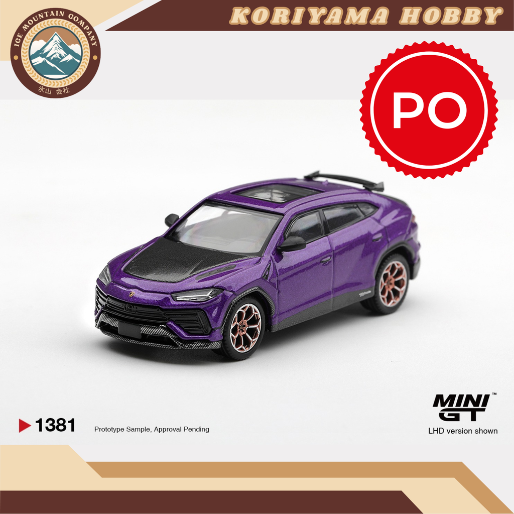 Mini GT 1381 Lamborghini Urus Performante Viola Pasifae MiniGT