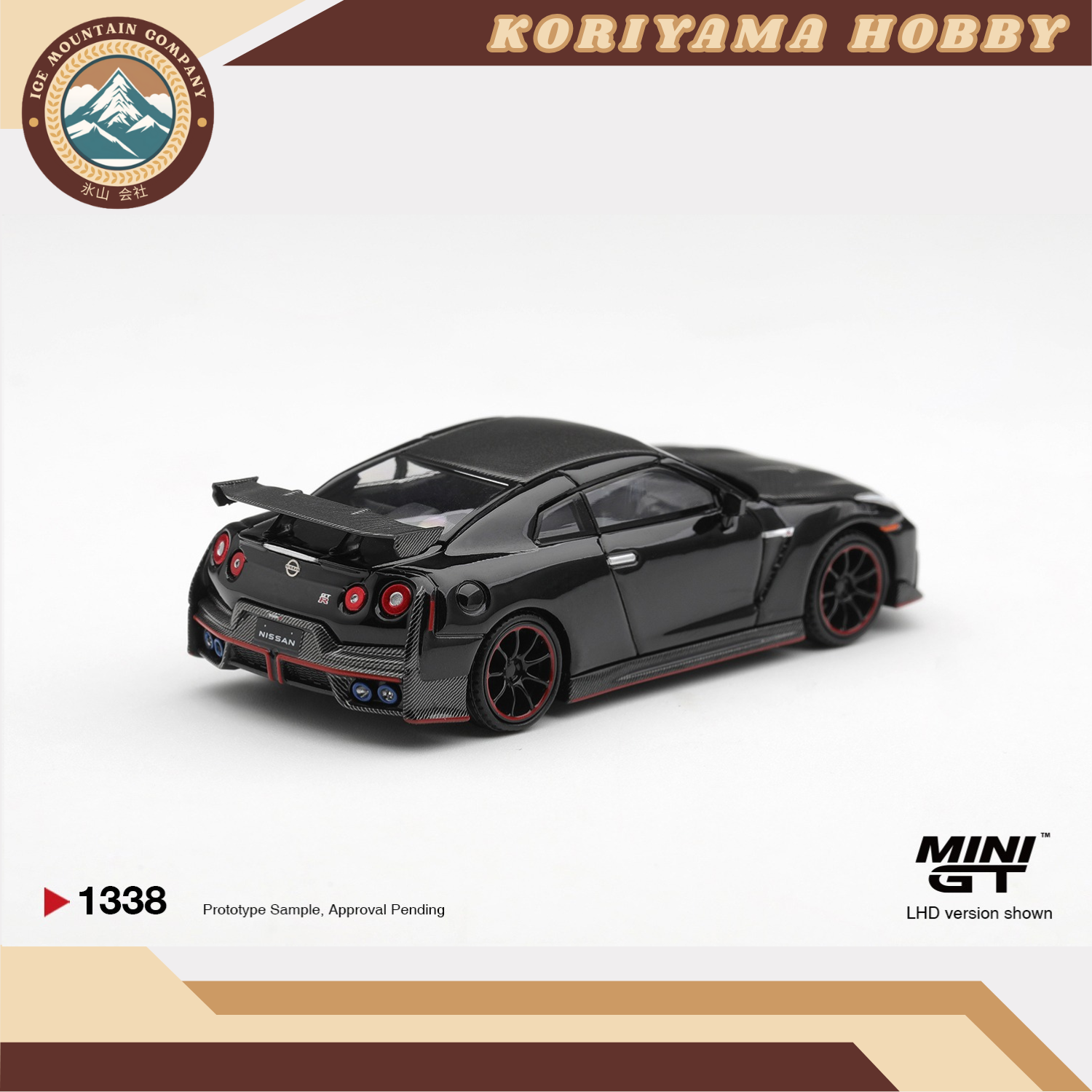 Mini GT 1338 Nissan GT-R Nismo 2024 Black MiniGT
