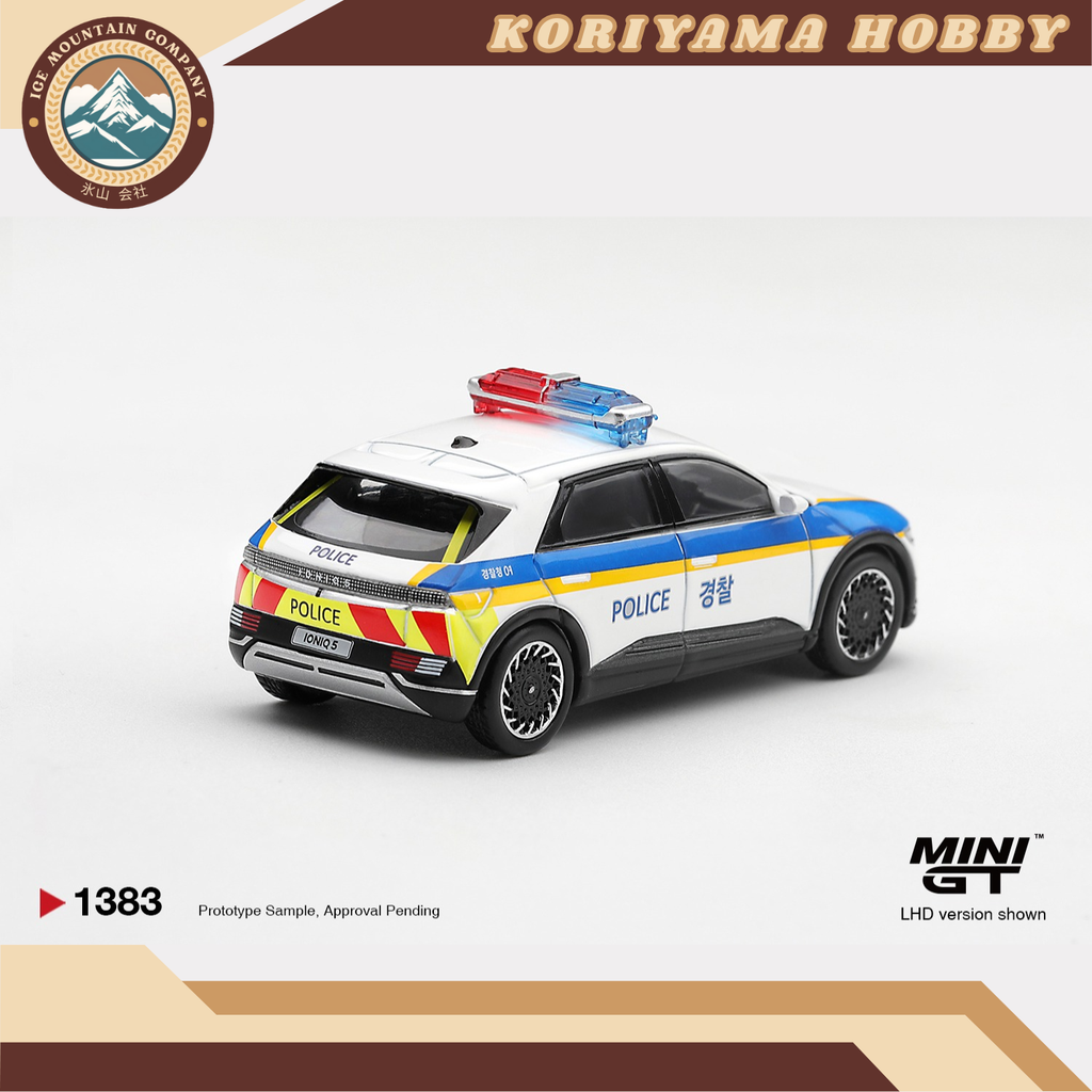 Mini GT 1383 Hyundai Ioniq 5 Police Car MiniGT