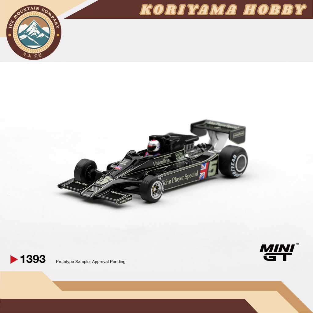 Mini GT 1393 Lotus 78 #5 Mario Andretti 1977 US GP West Winner MiniGT
