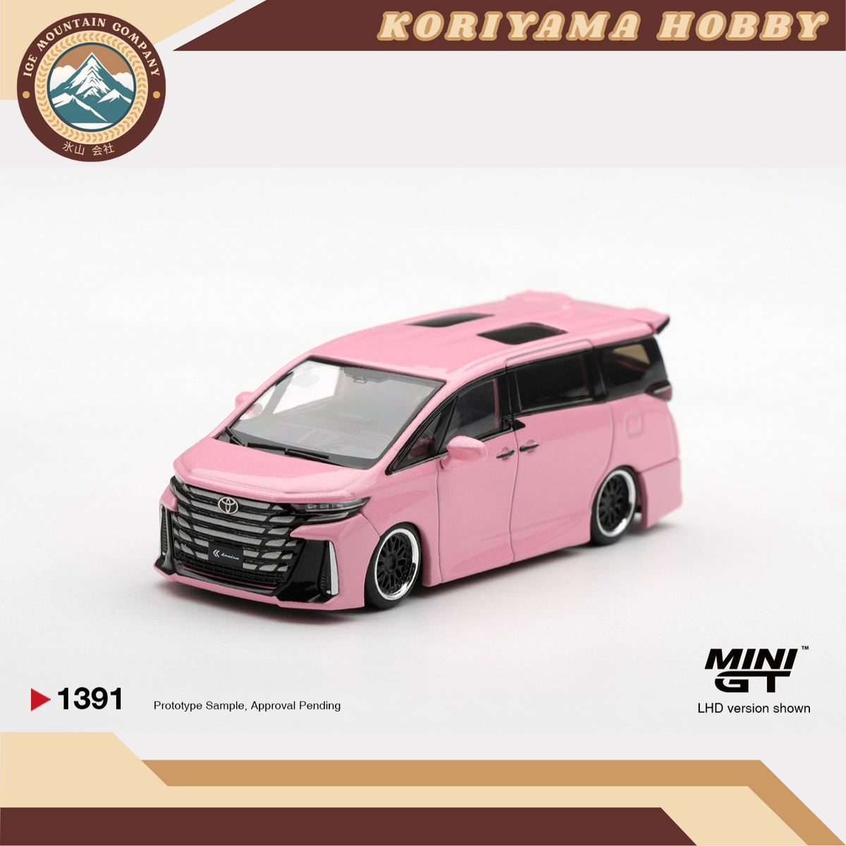 Mini GT 1391 Toyota Vellfire 40 KUHL Metallic Pink MiniGT
