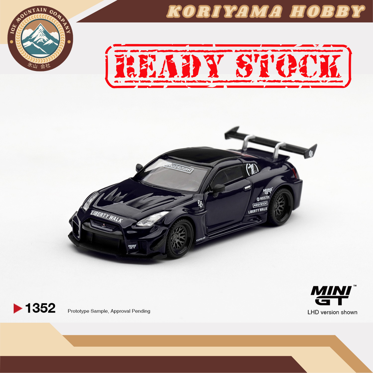 Mini GT 1352 LB-Silhouette WORKS GT NISSAN 35GT-RR Ver.2 INOZETEK Edition MiniGT