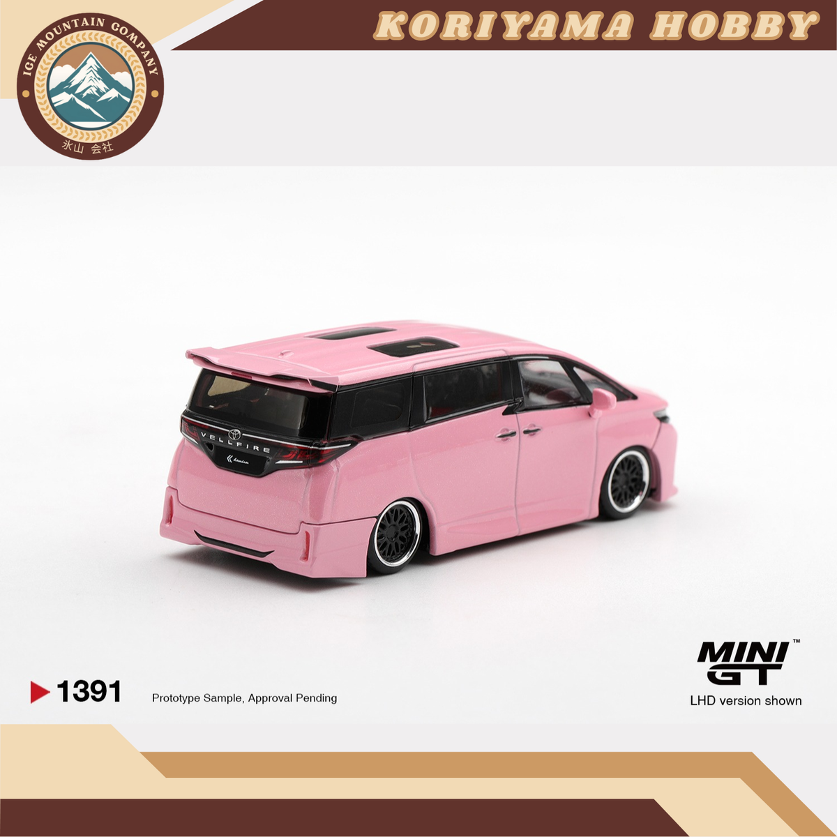 Mini GT 1391 Toyota Vellfire 40 KUHL Metallic Pink MiniGT