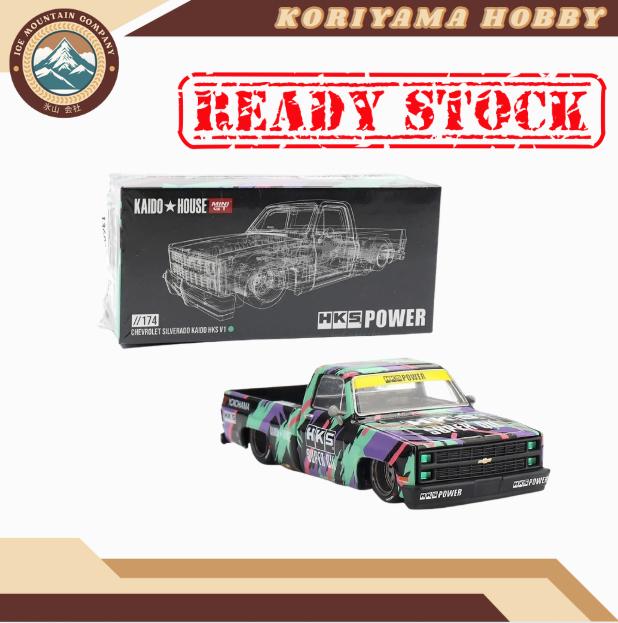 Mini GT Kaido House 174 Chevrolet Silverado KAIDO  HKS V1 MiniGT KHMG174