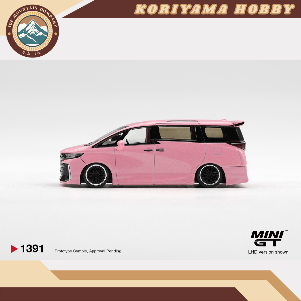 Mini GT 1391 Toyota Vellfire 40 KUHL Metallic Pink MiniGT