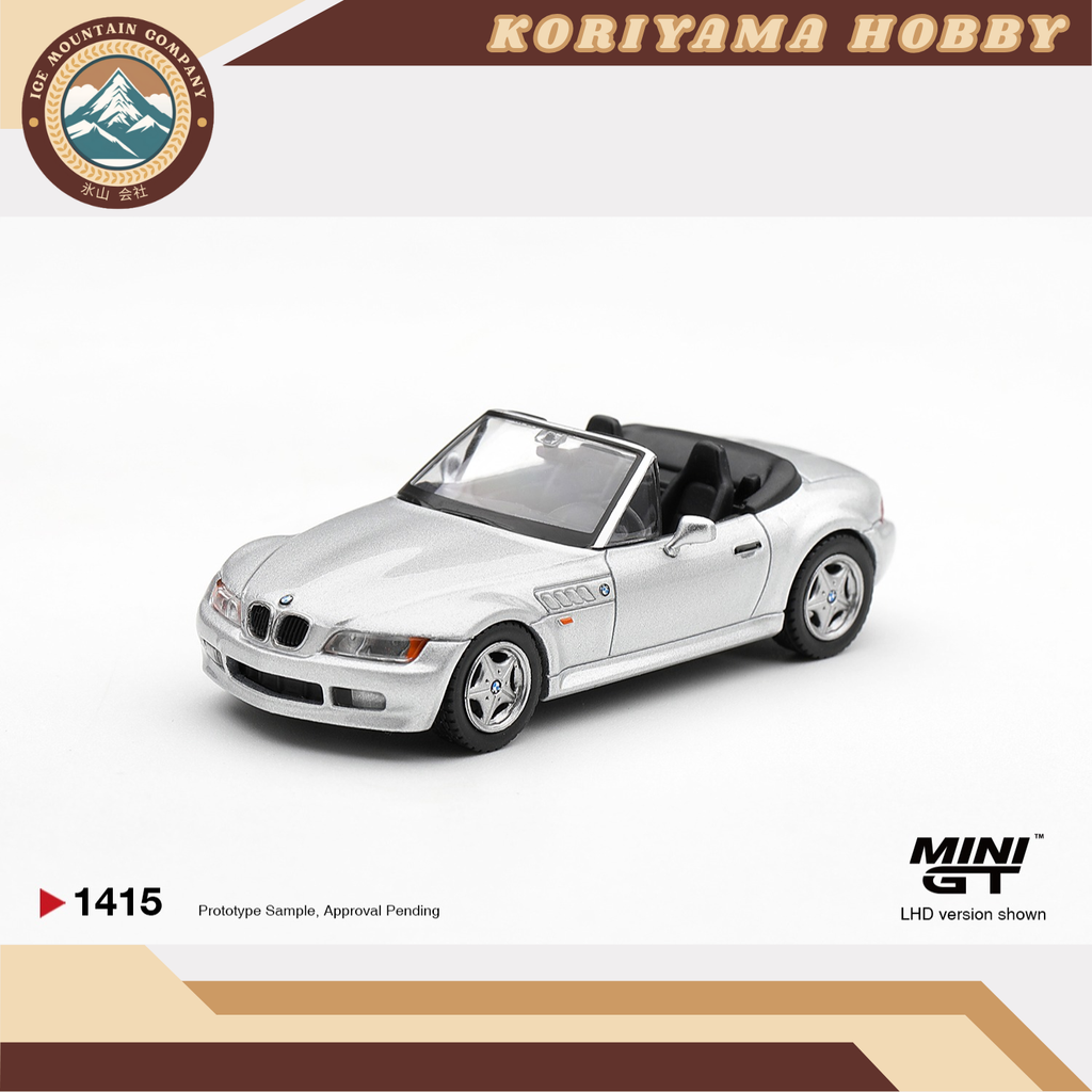 Mini GT 1415 BMW Z3 Titanium Silver MiniGT