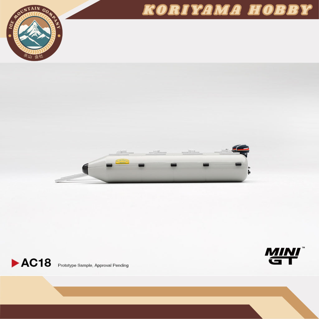 Mini GT MGTAC18 Camel Trophy Pontoon Raft MiniGT