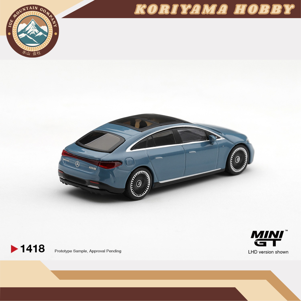 Mini GT 1418 Mercedes-AMG EQS 53 Blue MiniGT