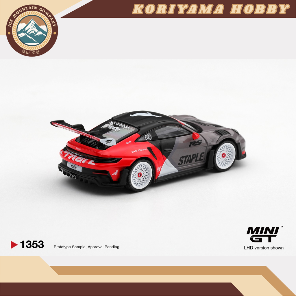 Mini GT 1353 Porsche 911 GT3 RS STAPLE x INOZETEK MiniGT