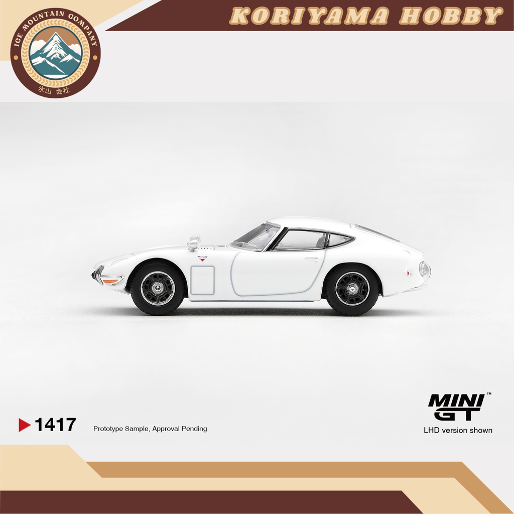 Mini GT 1417 Toyota 2000GT  Pegasus White MiniGT