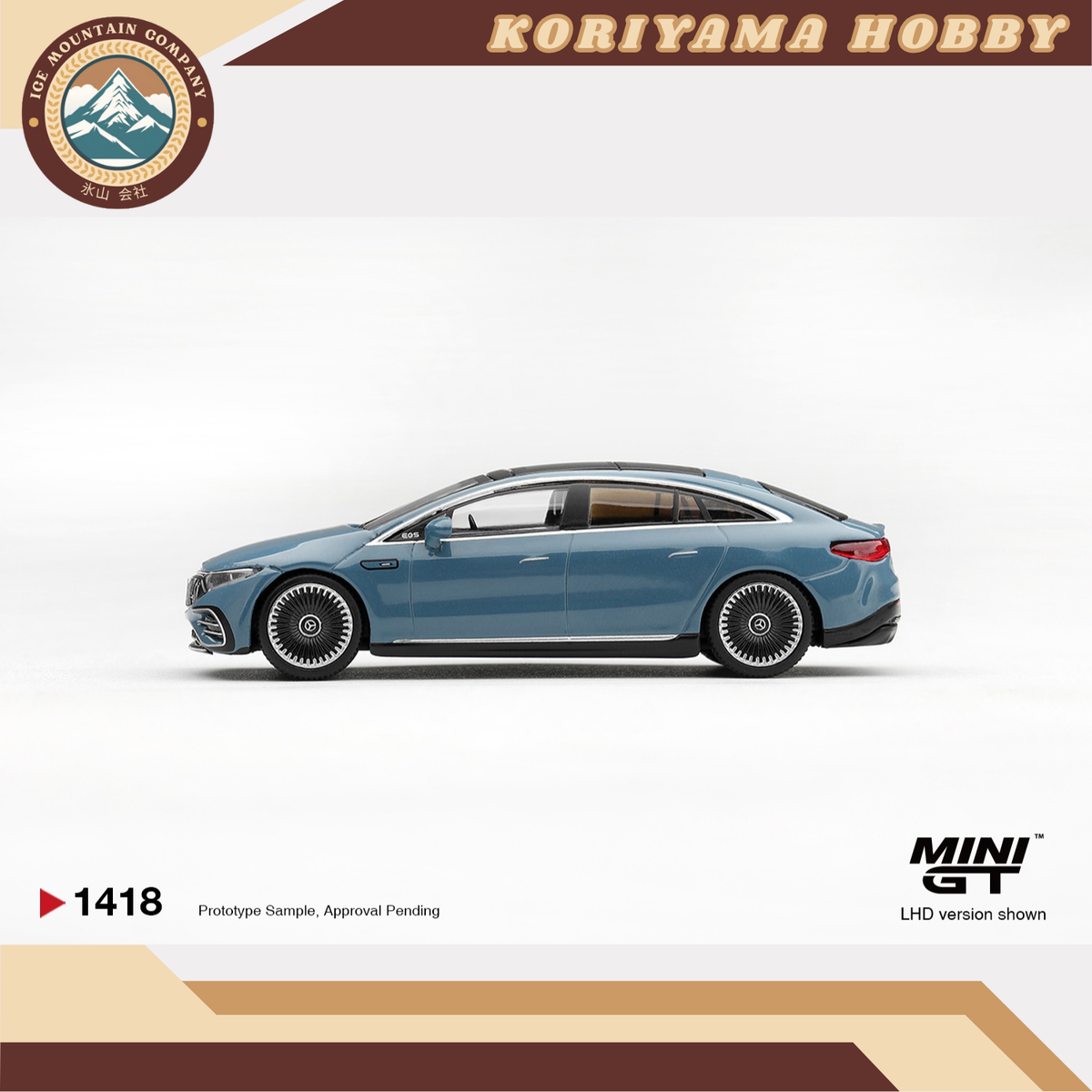 Mini GT 1418 Mercedes-AMG EQS 53 Blue MiniGT